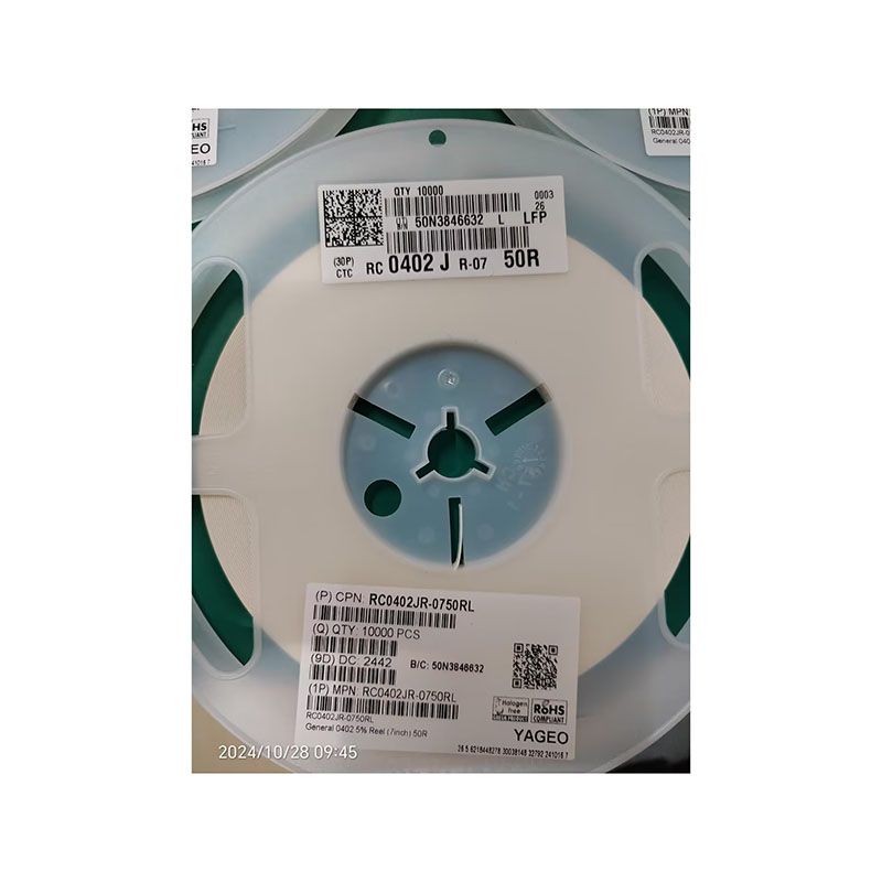 RC0402JR-0750RL