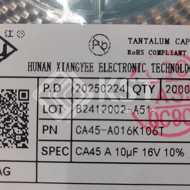 CA45A016K106TA