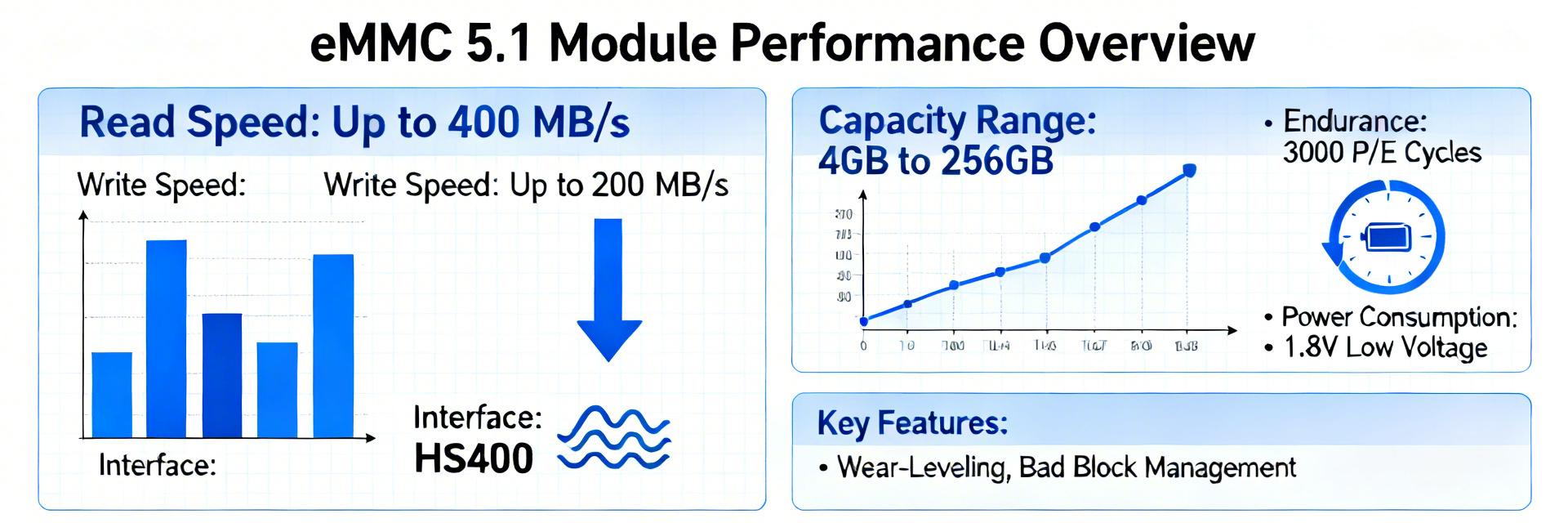 THGBMJG6C1LBAU7 eMMC 5.1 Performance Report & Benchmarks
