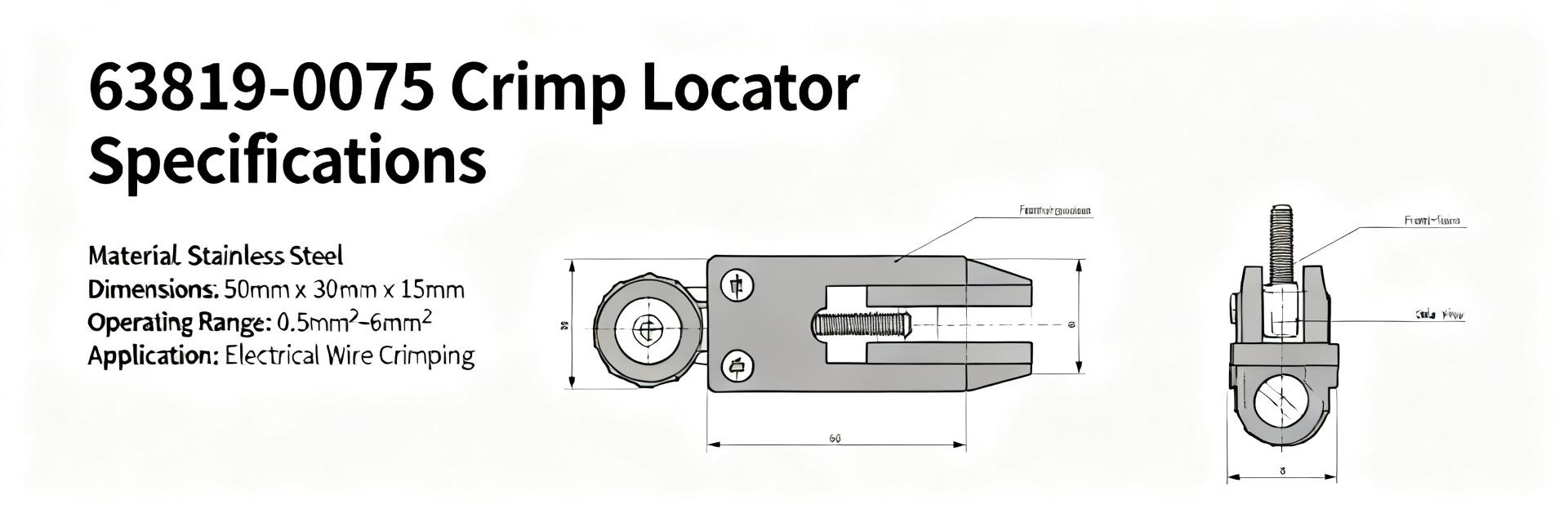 63819-0075 Crimp Locator Report: Specs, Stock & Price