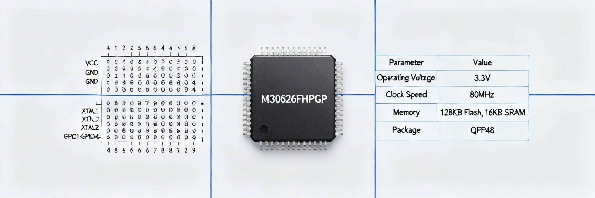 M30626FHPGP Datasheet Deep Dive: Full Specs & Pinout